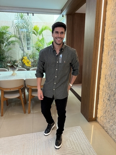 Camisa Social RL Flanelada Verde - comprar online
