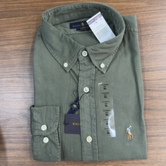 Camisa Social RL Sarja Verde Militar