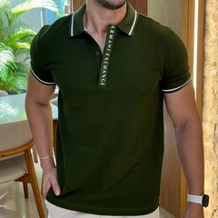 Camisa Polo A/X Verde Militar
