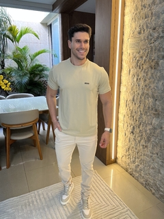 Camiseta Hugo Boss Bege - comprar online