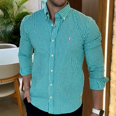 Camisa Social RL Xadrez Verde