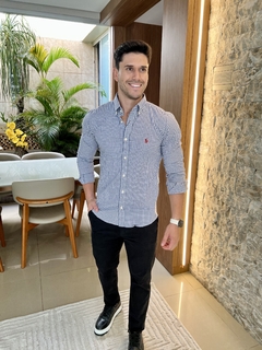 Camisa Social RL Xadrez Azul - comprar online