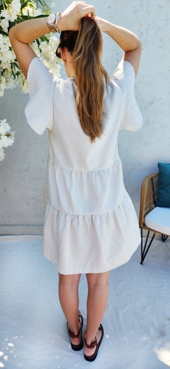 Vestido Lourdes / linen - CLOSET by las Marías