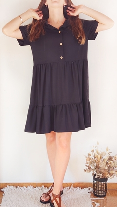 Vestido Inés / negro - comprar online