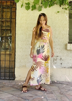 Vestido Teresa / largo / estampado - comprar online
