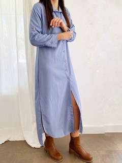 Camisero Lucy / Celeste - comprar online