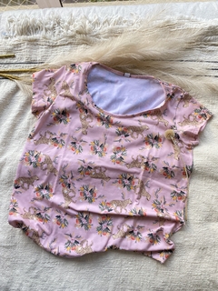 Pijama Print flowers rosa en internet