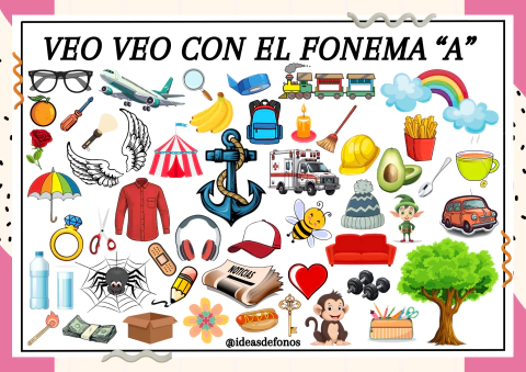 Veo veo fonemas: Conciencia fonológica