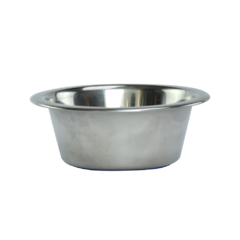 PLATO DE ACERO CON BASE ANTIDERRAPANTE