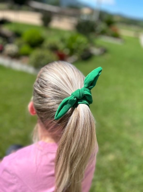 SCRUNCHIES COM LAÇO CORES SORTIDAS