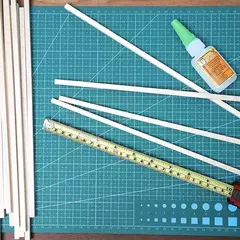 Varillas De 1x2mm X10u Arquitectura Manualidades Maquetas - Costazul Librería Creativa