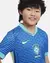 Conjunto Infantil Nike Brasil II 2024/25 - Azul - Futx Store