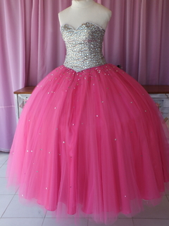 vestido princesa fucsia-plateado - comprar online