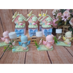 Jardim encantado kit com 10 mimos em biscuit