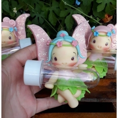 Kit 6 fadas no tubete Tema Jardim Encantado