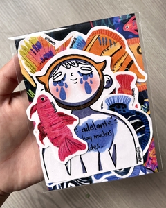 Paquete de stickers sigue adelante