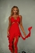 Vestido Carmel Holiday vermelho na internet