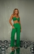 Conjunto Antonella Holiday verde - Benjamin Store