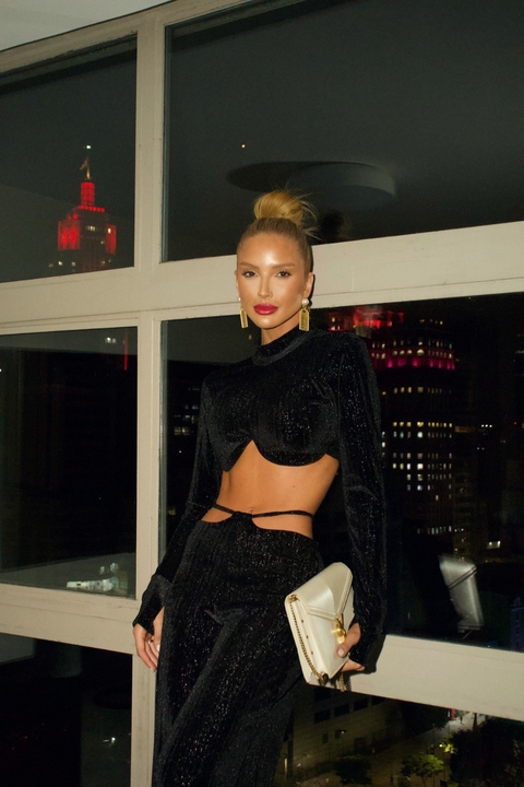 Cropped Carmela PRETO