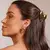 Piranha de cabelo coração alongado liso - comprar online