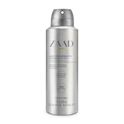 Desodorante Antitranspirante Aerossol Zaad 75g/125ml