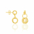 Brinco banhado a ouro 18k - 523259 - comprar online