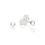 Brinco bola 3 mm de prata 925 - 820212
