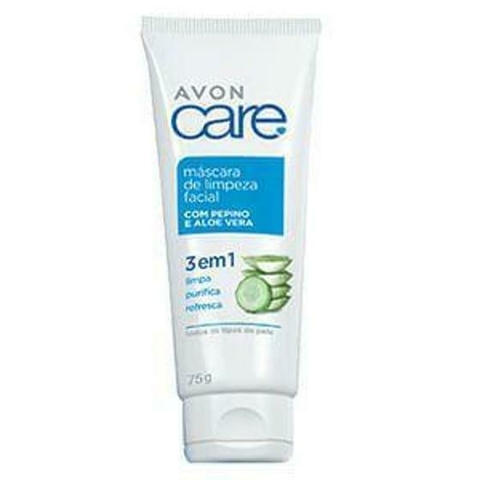 Máscara de Limpeza Facial 3 em 1 Avon Care 75g