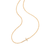Gargantilha com pingente cruz banhada a ouro 18k 532159