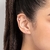 Brinco piercing de pressão folheado a ouro com zircônia - 526670 - Leila Rommanel - Loja Online 