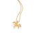 Pingente Rommanel cavalo folheado a ouro com zircônias - 542301 - comprar online