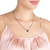 Gargantilha banhada a rhodium negro com pingente gota - 430003 - Leila Rommanel - Loja Online 