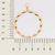 Maxi brinco folheado a ouro 18k - tam.único 527066 na internet