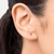 Kit brinco semaninha folheado a ouro 18k com cristais 527221 - loja online
