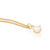 Pingente Rommanel solitário folheado a ouro flor tulipa com zircônia 542461 - comprar online