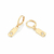 Brinco argola folheado a ouro 18k com zircônias - tam.único 527238 - comprar online