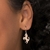 Brinco argola cavalo banhado a ouro 18k - tam.único 527305 - Leila Rommanel - Loja Online 