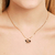 Pingente cara metade mickey e minnie banhado a ouro 18k - tam.único 542839 - loja online