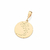 MEDALHA BORBOLETAS PERSONALIZÁVEL BANHADA A OURO 18K - 542851