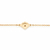 Pulseira concha banhada a ouro 18k com zircônia - tam.16 552141 - comprar online