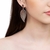 Brinco folheado a ouro 18k folha - tam.único 523768 - comprar online