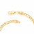 Pulseira banhada a ouro 18k 550047 tam.21 - comprar online