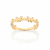 ANEL SKINNY BORBOLETAS BANHADO A OURO 18K - 513484