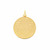 Medalha nossa senhora aparecida folheado a ouro - 542322 - comprar online