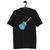 Camiseta justa com modelagem reta masculina na internet
