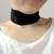 Moda coreana das mulheres acessórios punk gótico macio preto veludo gargantilha na internet