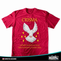 Camiseta Crisma - VEM ILUMINAR NOSSA VIDA - comprar online