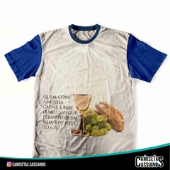 Camiseta Eucaristia - PERMANECE EM MIM E EU NELE