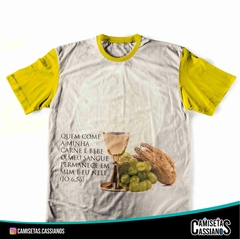 Camiseta Eucaristia - PERMANECE EM MIM E EU NELE - comprar online