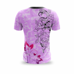 Camiseta Interclasse - INTER015 - COBRA COM FLORAL - CAMISETAS CASSIANOS